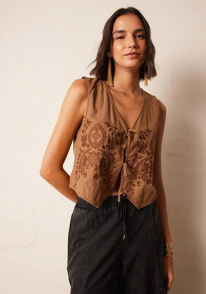Blusa Bordado En Delantero