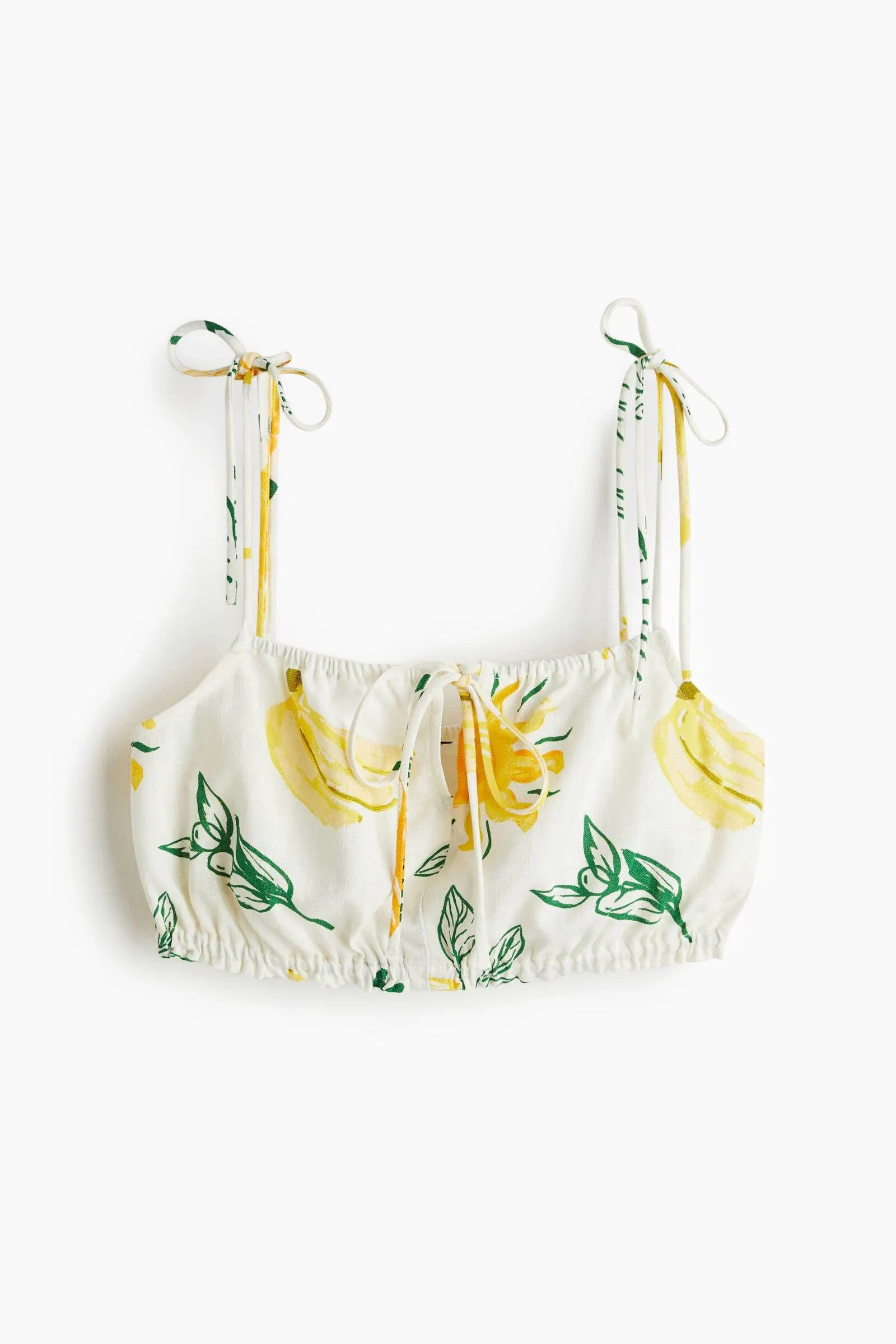 Crop top con detalle de nudo