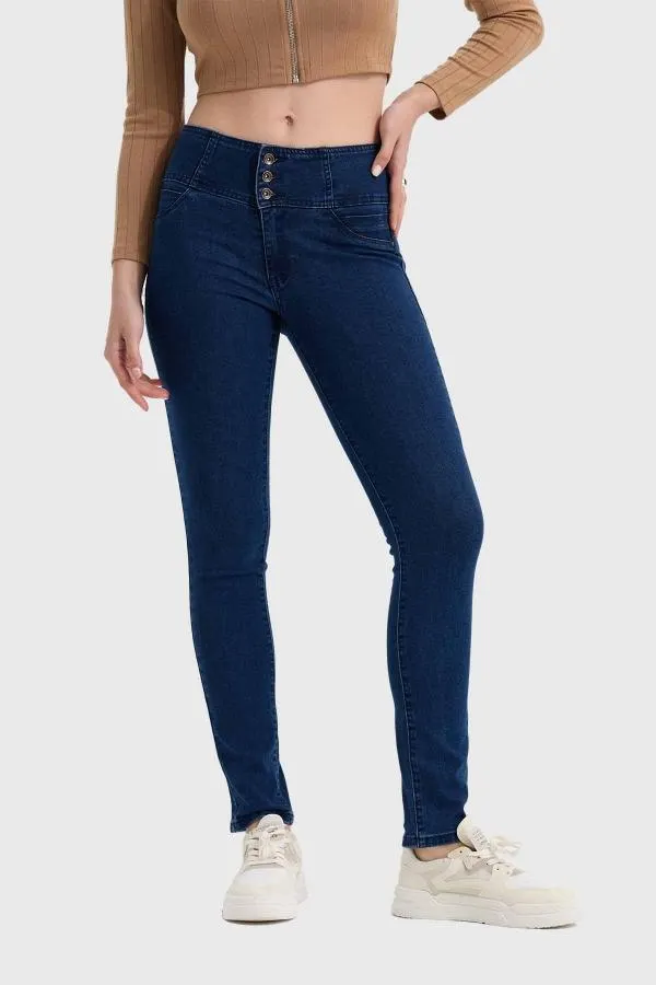 Jeans mujer modelo castilla azul oscuro