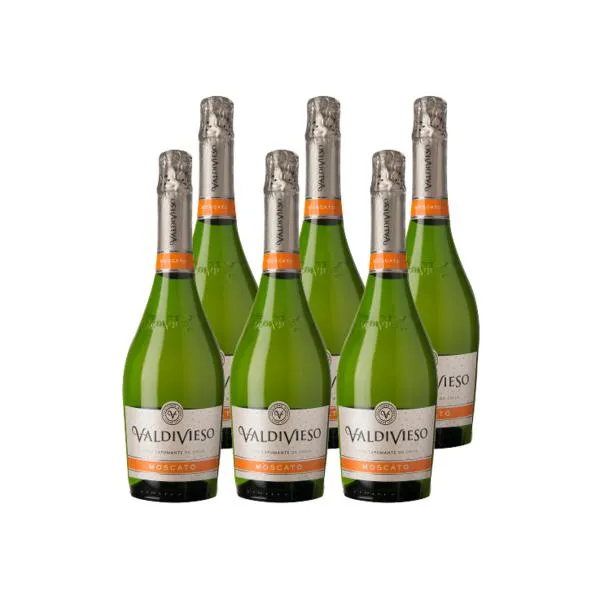 Espumante Valdivieso Moscato Botella 750cc x6