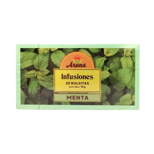 Té De Menta Aruna 20 Und X 30 Gr