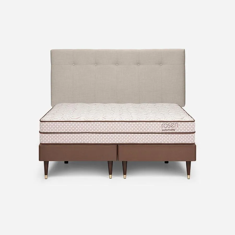 Cama Autonomy Land 2 Plazas + Respaldo New Bennet