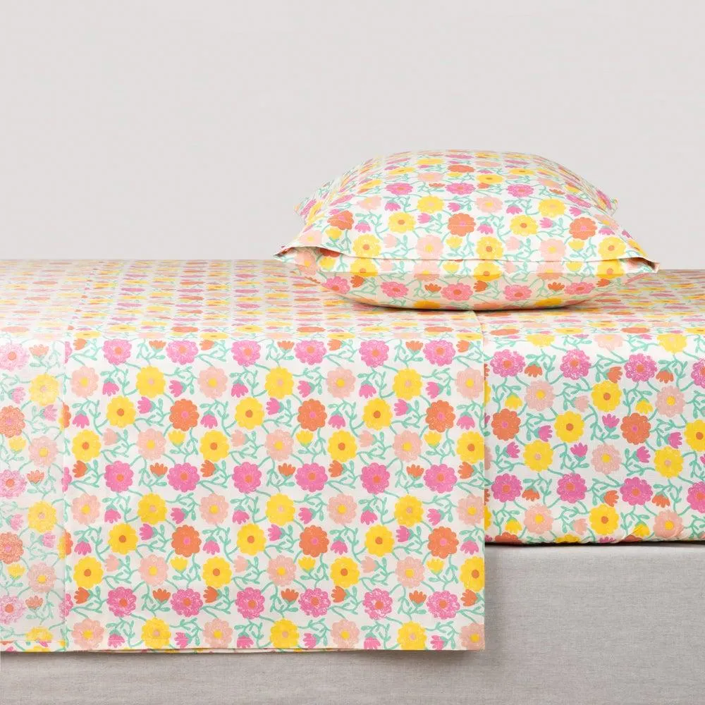 Set sábanas con diseño estampado