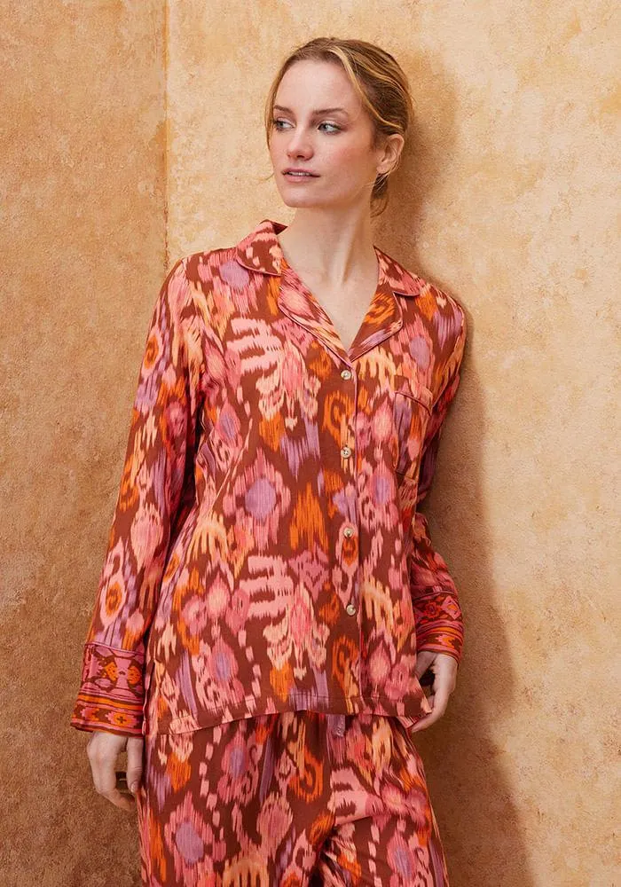 Pijama Tipo Camisero Full Estampado