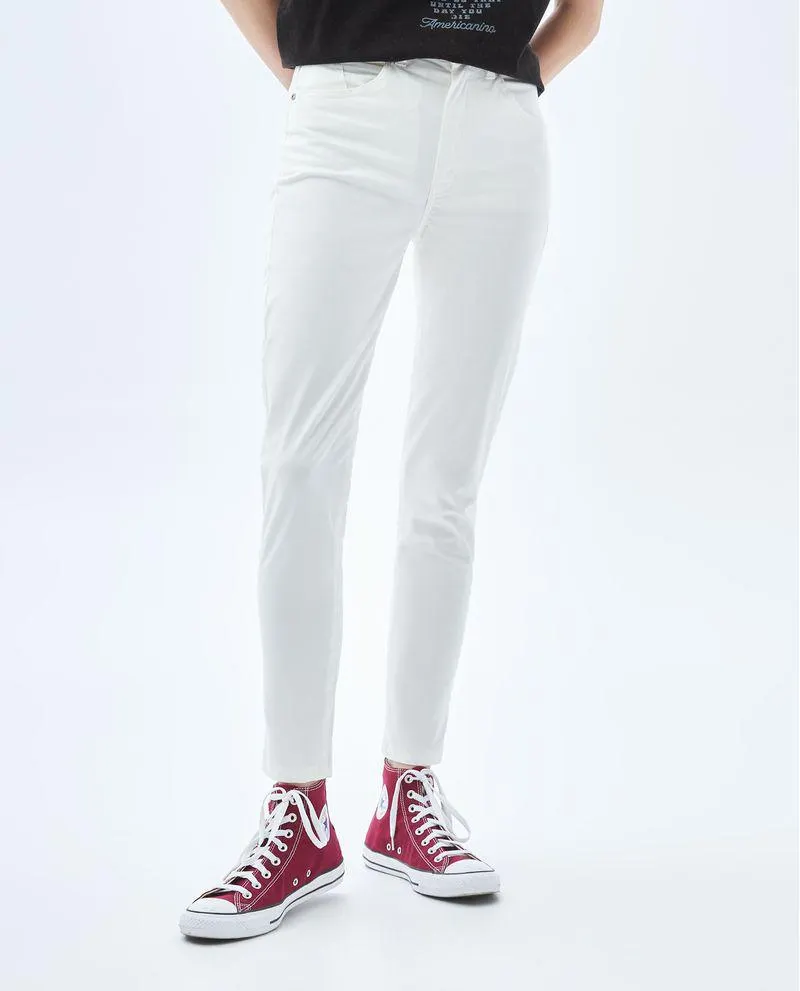 Pantalón de tiro alto para mujer