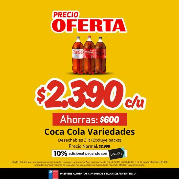 Catálogo de Ofertas Unimarc 26 de julio al 20 de agosto 2024 - Página 2