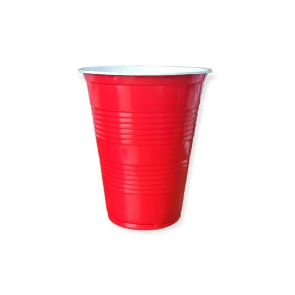 Vaso Bicolor Rojo Cheap 500cc