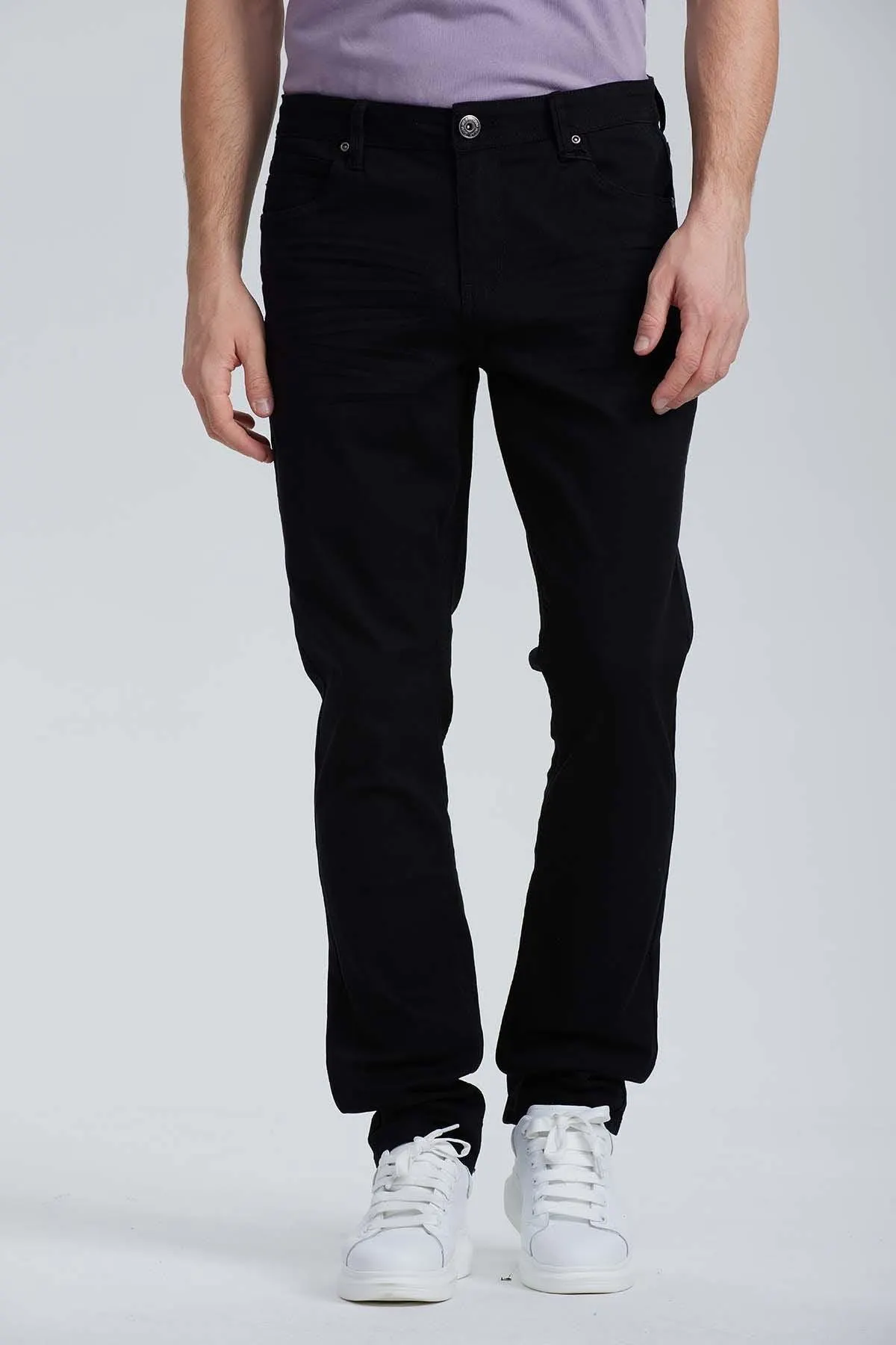 Jeans Hombre Slim Negro