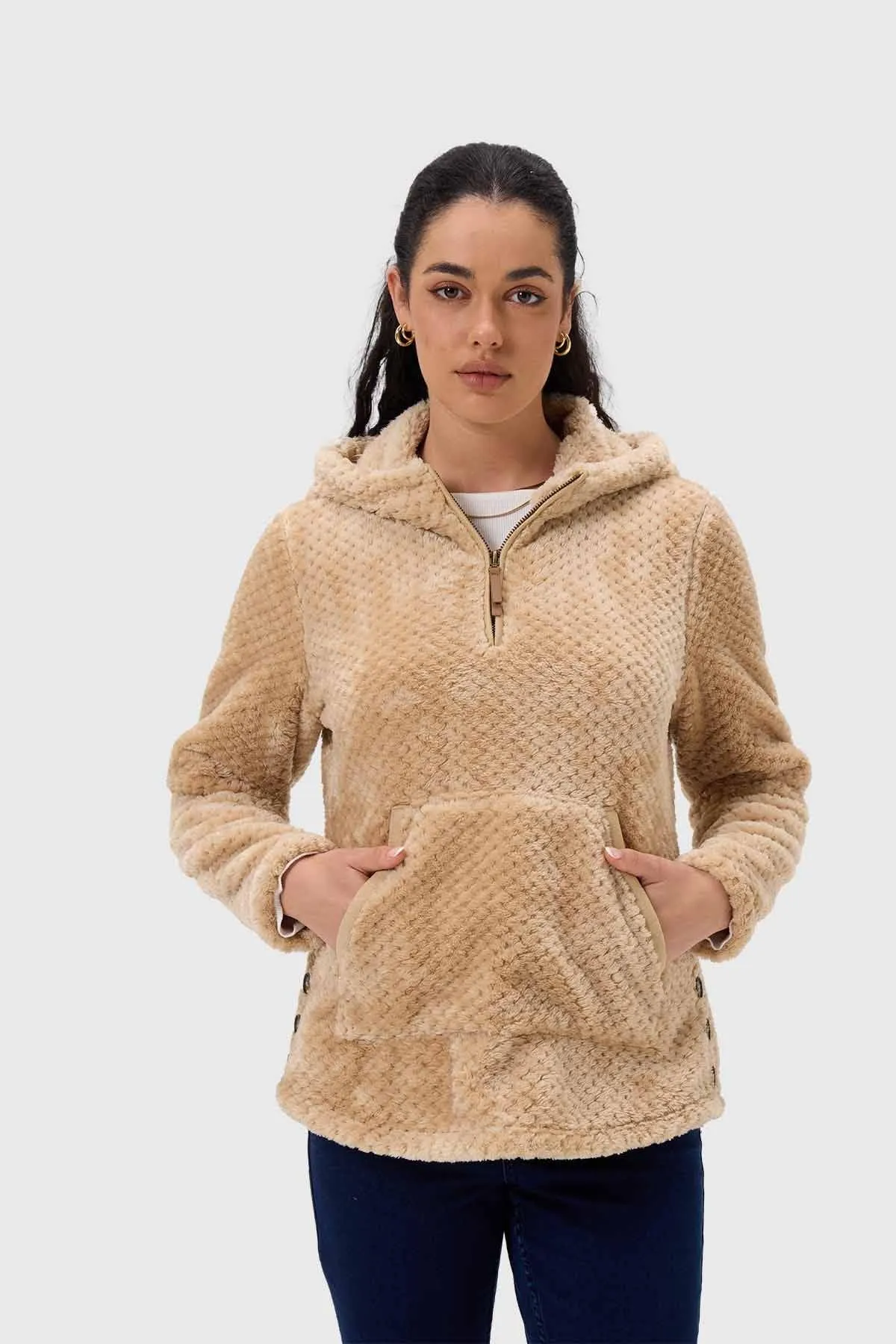 Polar Mujer Básico Beige