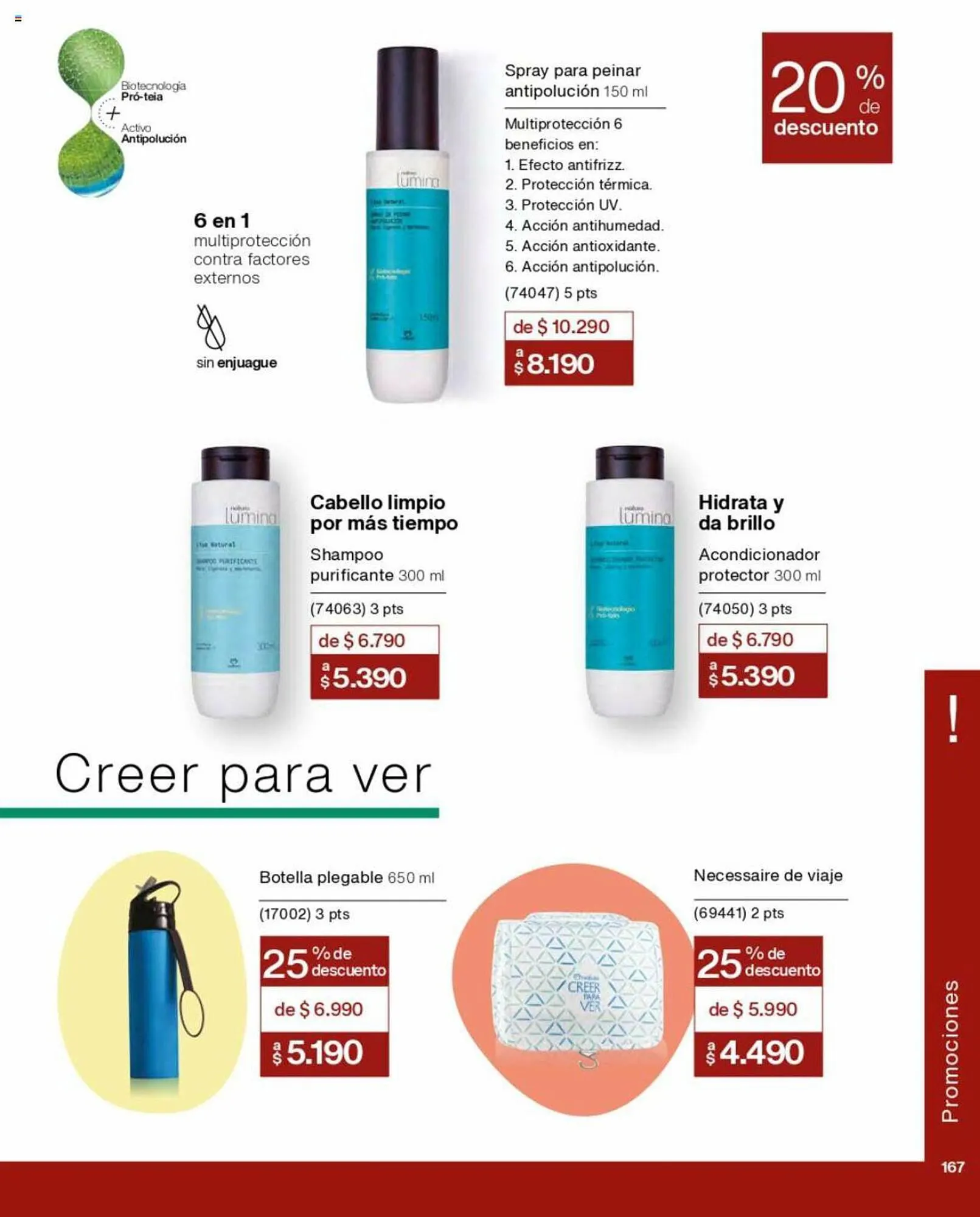 Catálogo de Catálogo Natura 1 de septiembre al 30 de septiembre 2023 - Página 167