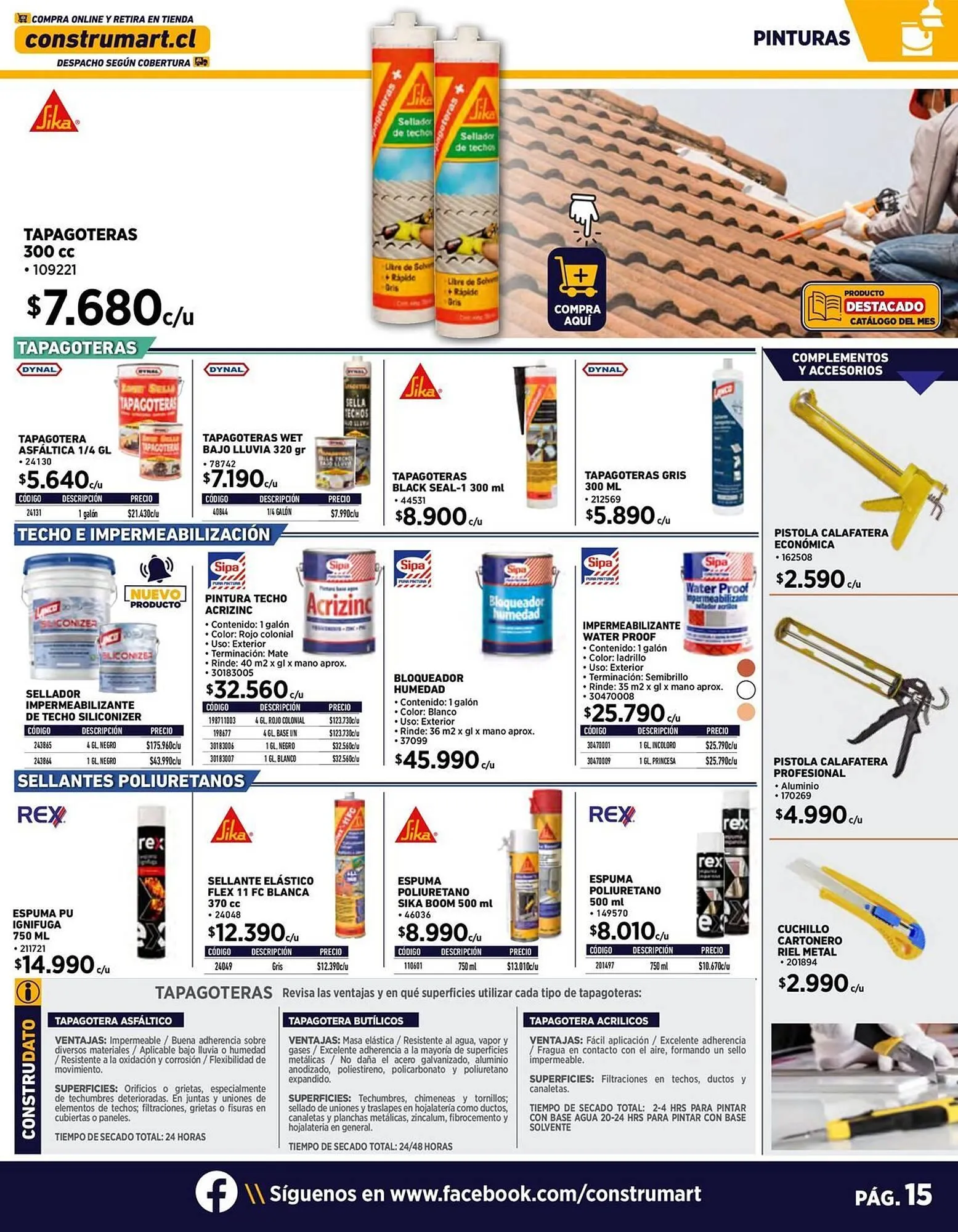 Catálogo de Catálogo Construmart 3 de abril al 28 de abril 2024 - Página 15