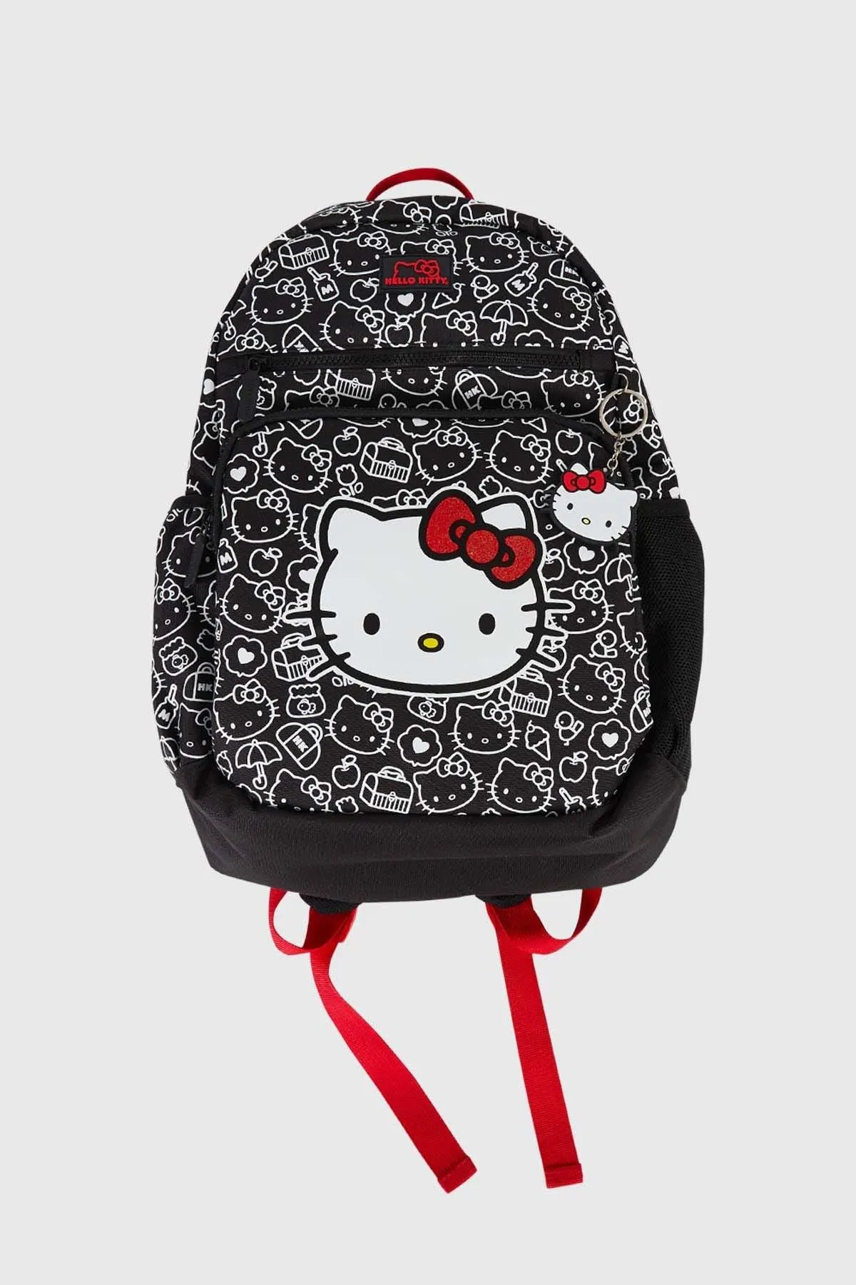 Mochila Escolar Infantil Hello Kitty 25 Lt. Negro