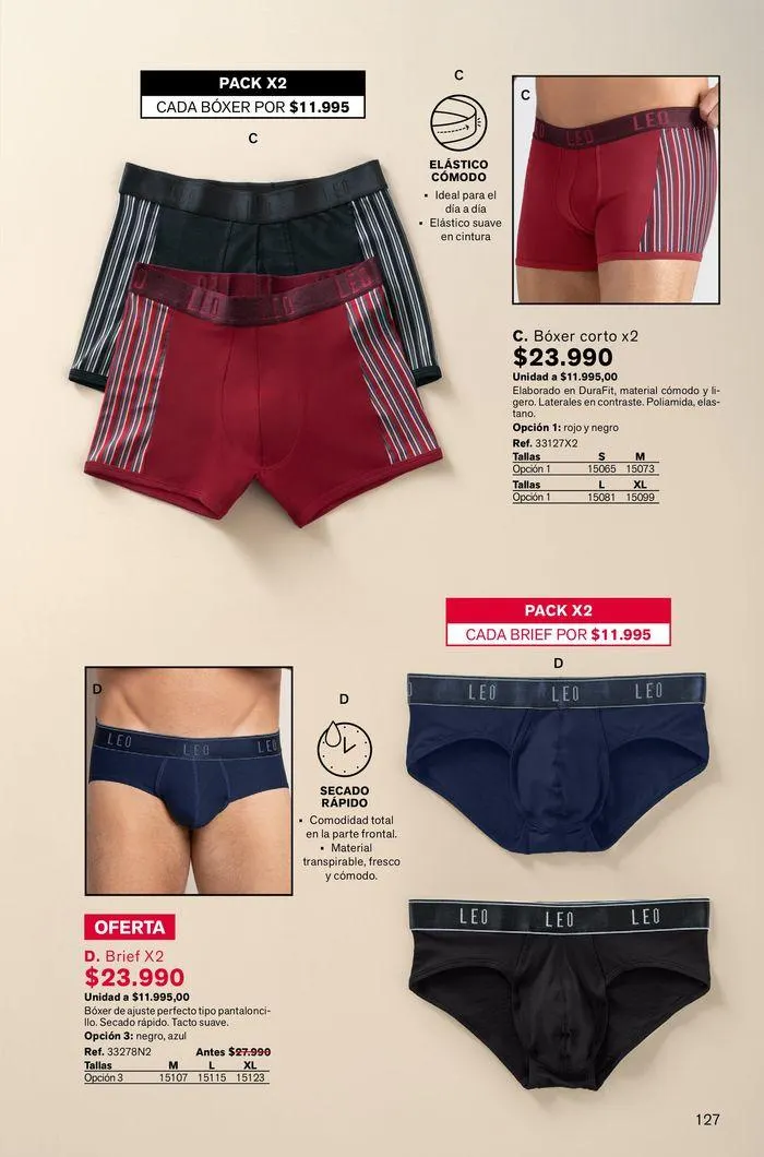 Catálogo de Ofertas Leonisa 23 de agosto al 6 de septiembre 2024 - Página 127