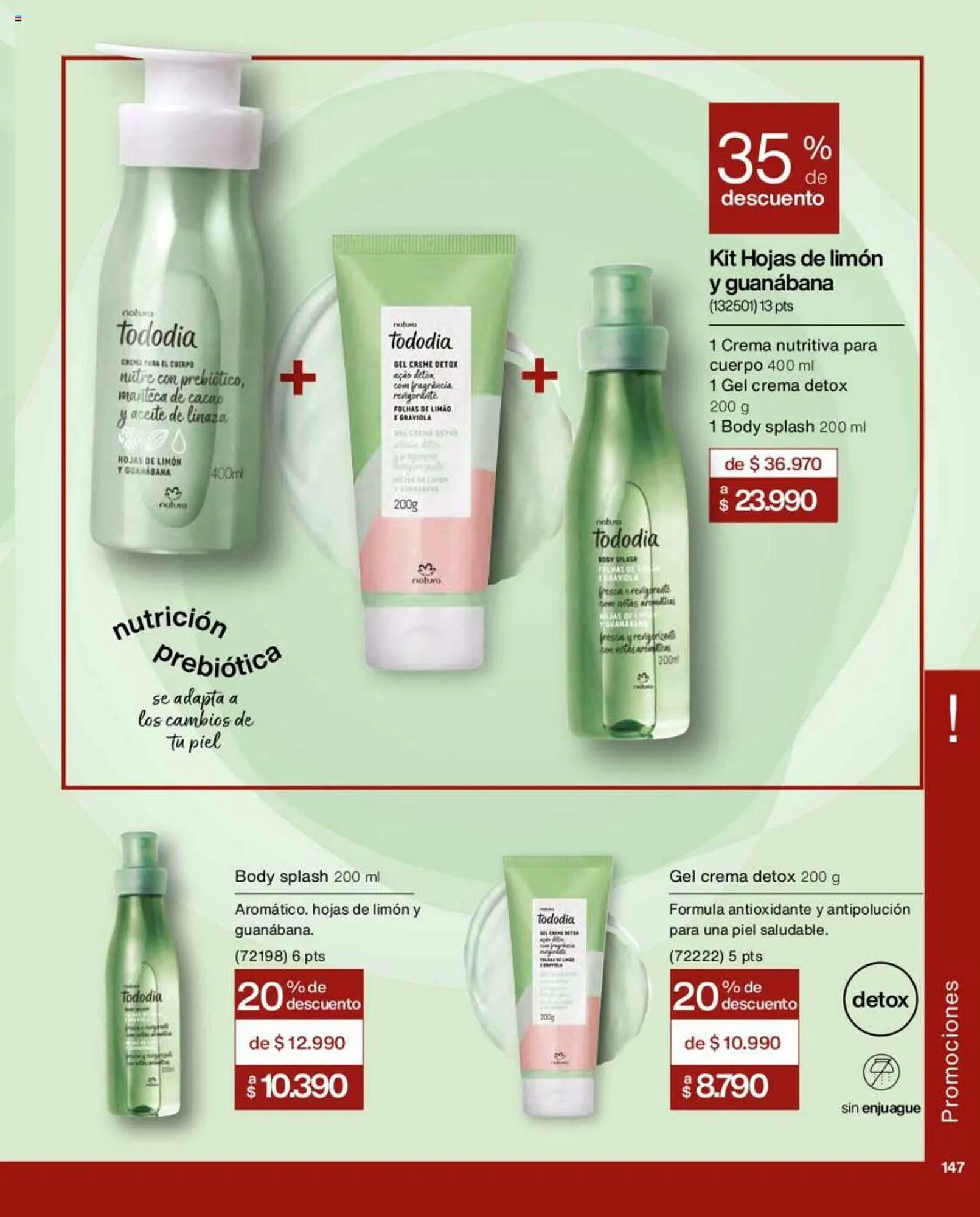 Catálogo de Catálogo Natura 1 de julio al 31 de octubre 2023 - Página 147