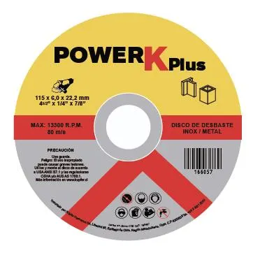 DISCO DESBASTE POWER K PLUS 115-6.0-22.2