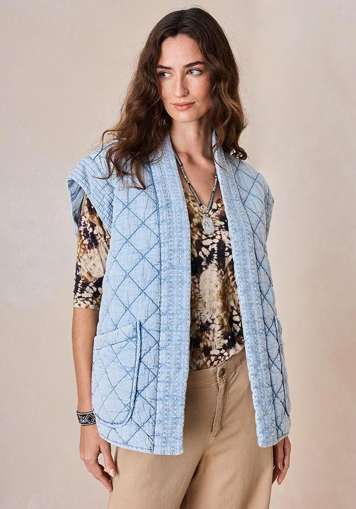 Chaqueta Acolchado Sin Manga