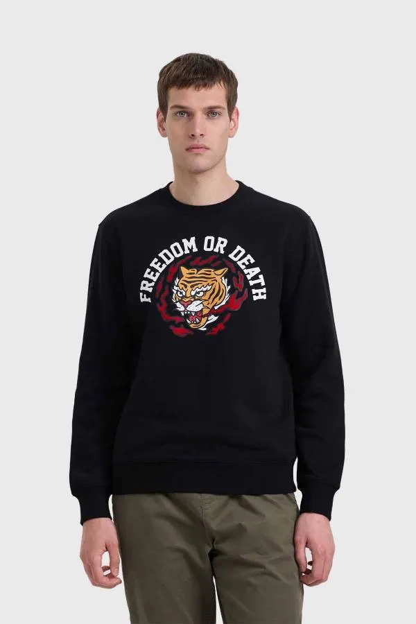 PolerÓn hombre print negro i