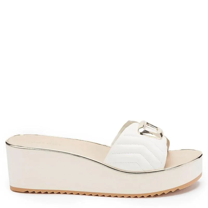 Sandalia Mujer Blanco Apology