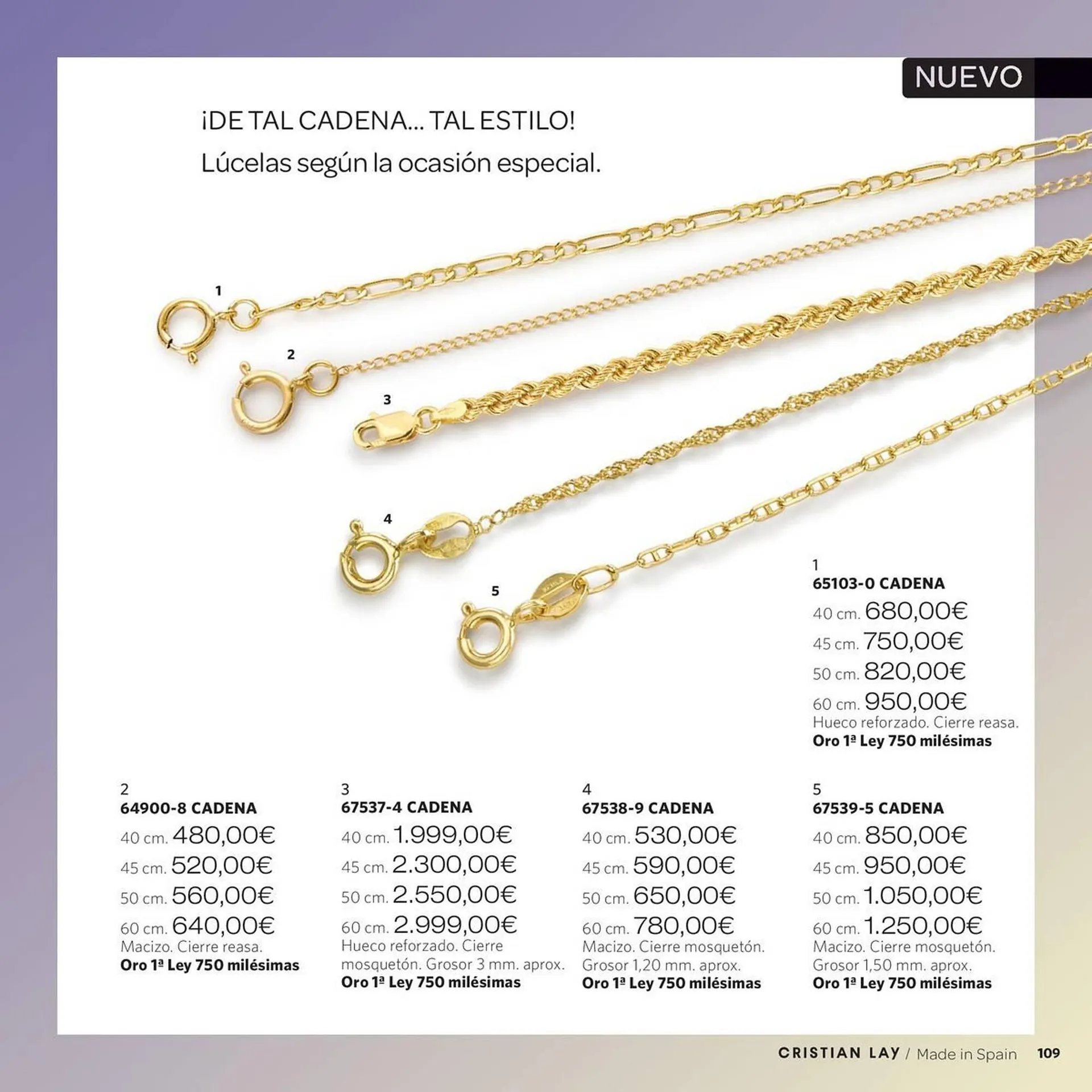 Catálogo de Catálogo Cristian Lay 28 de marzo al 30 de abril 2025 - Página 109