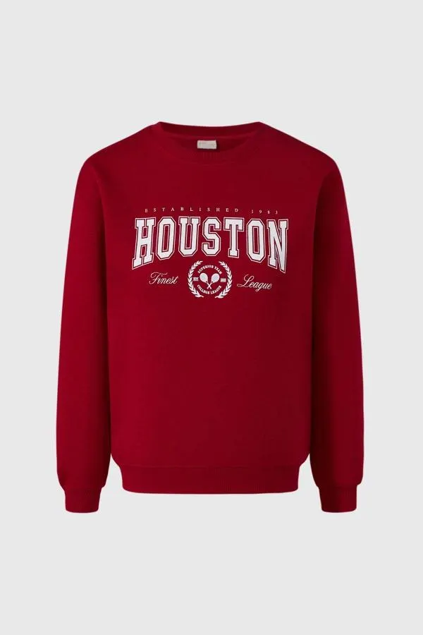 PolerÓn niÑa bÁsico rojo oscuro