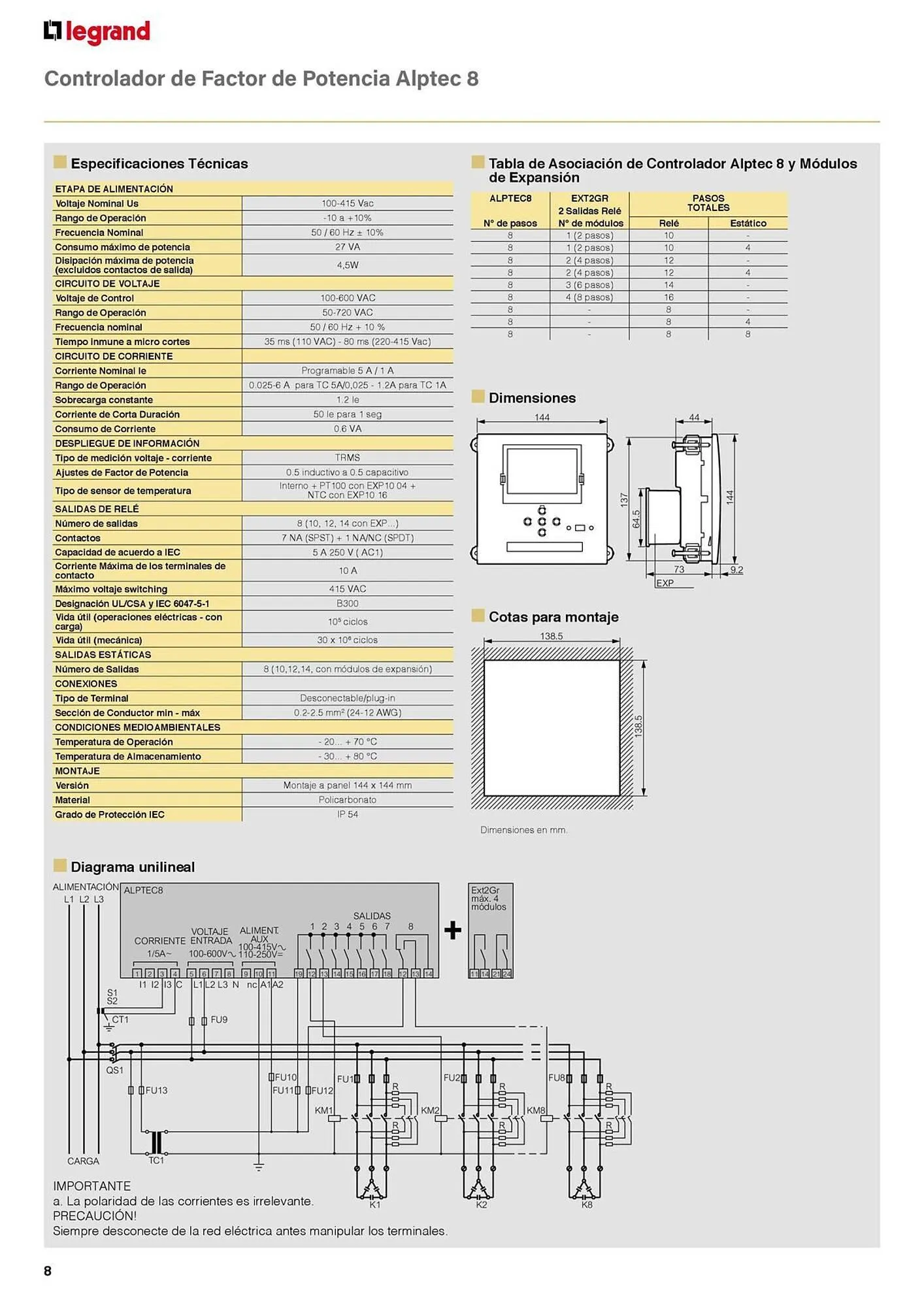 Catálogo de Catálogo Legrand 30 de agosto al 31 de diciembre 2024 - Página 50