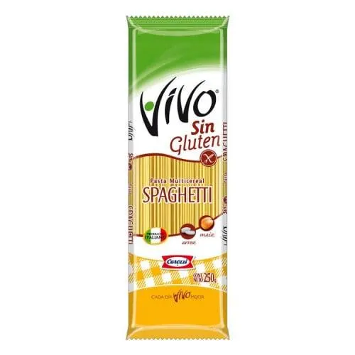 Fideos Vivo Spaghetti S/Gluten 250 Grs