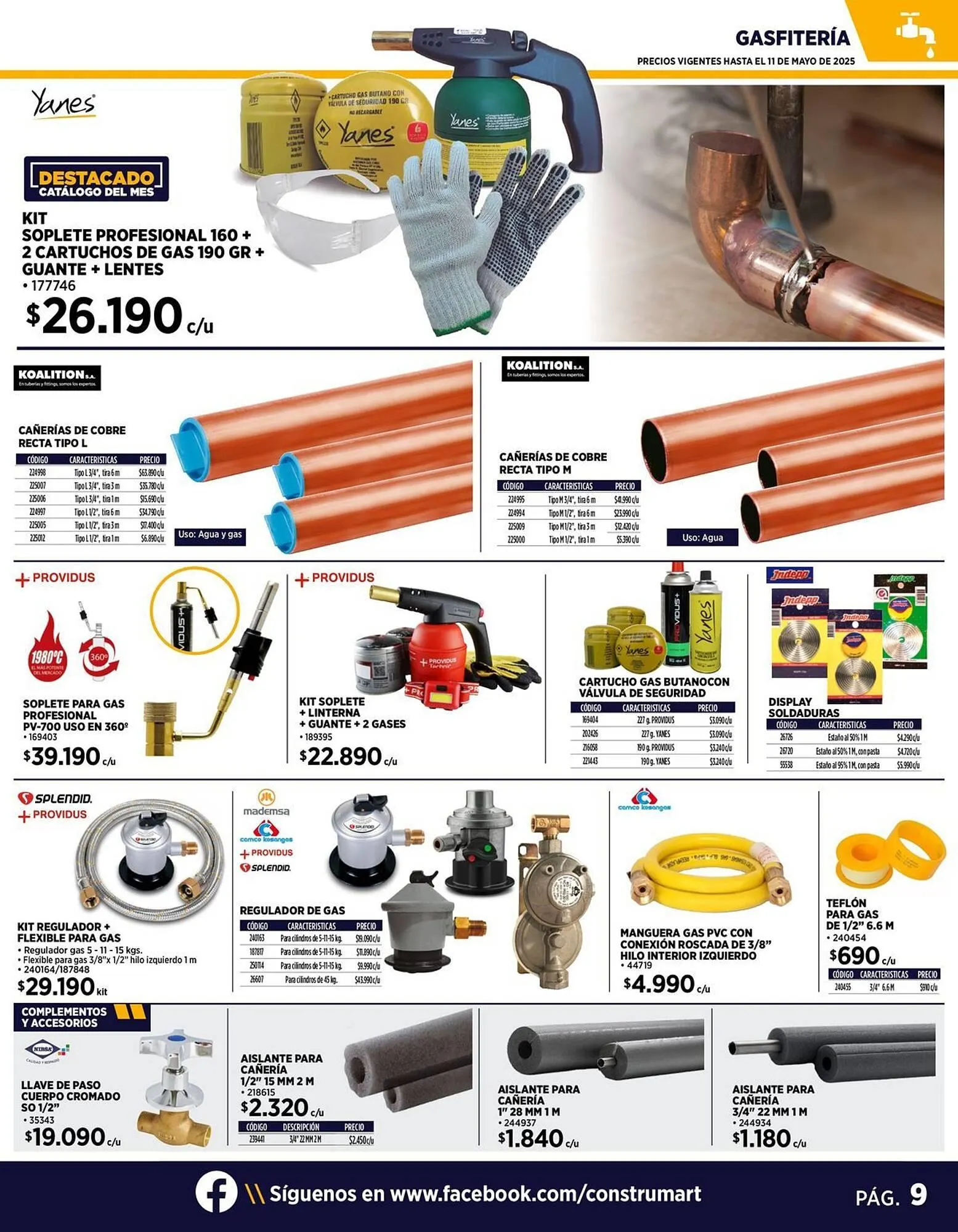 Catálogo de Catálogo Construmart 7 de mayo al 3 de junio 2025 - Página 9