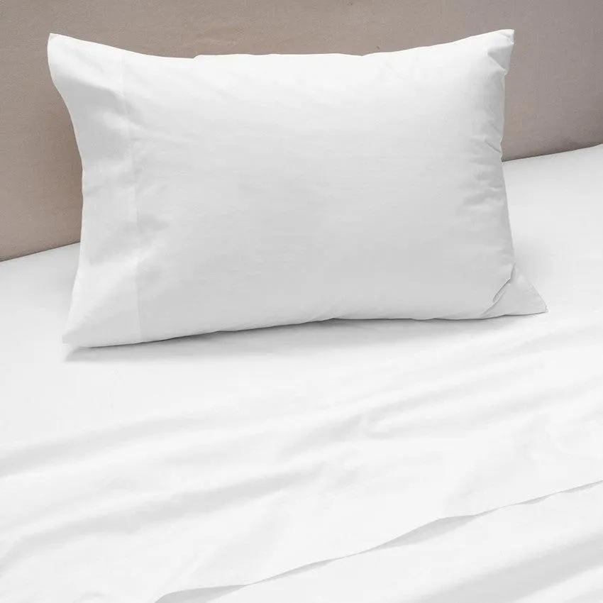 Sábana 400 Hilos Percale 1.5 Plazas Blanco