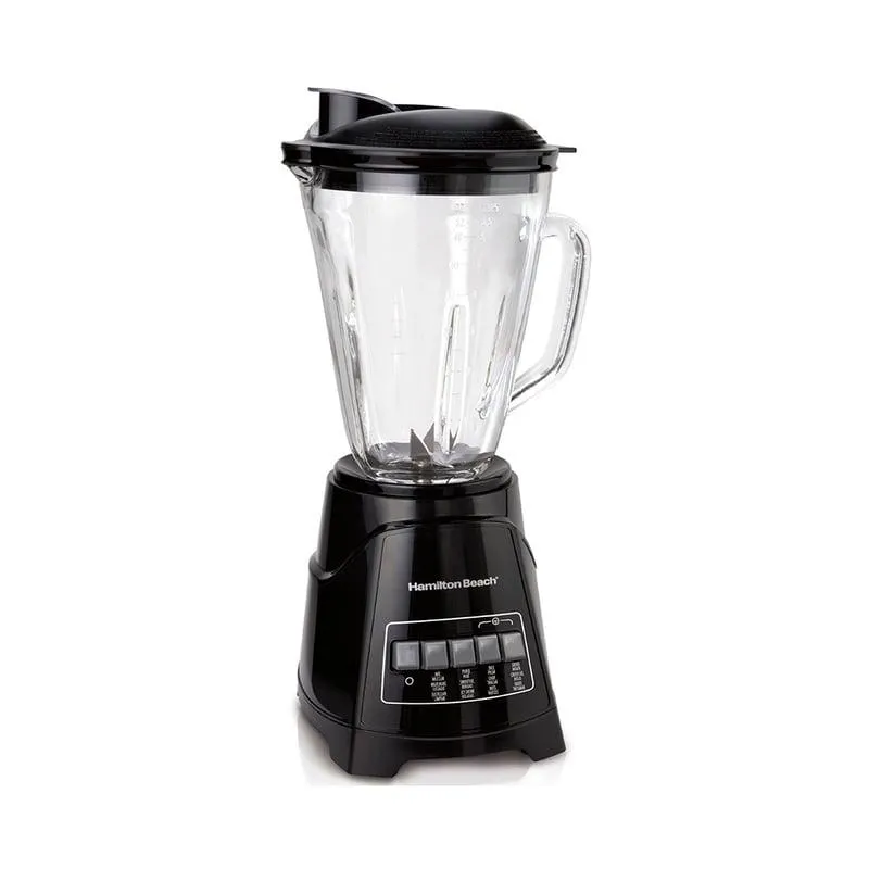 Licuadora Jarra de Vidrio Hamilton Beach 1,5 L Negra 58146-CL