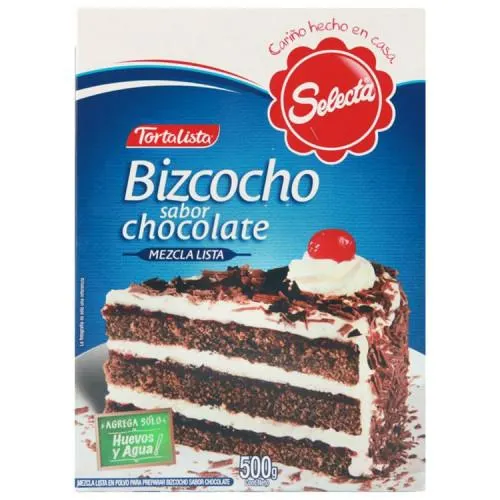 Bizcocho Tortalista Chocolate 500 gr