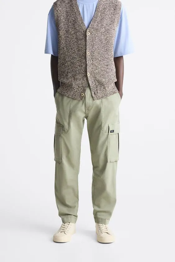 PANTALÓN CARGO CROPPED