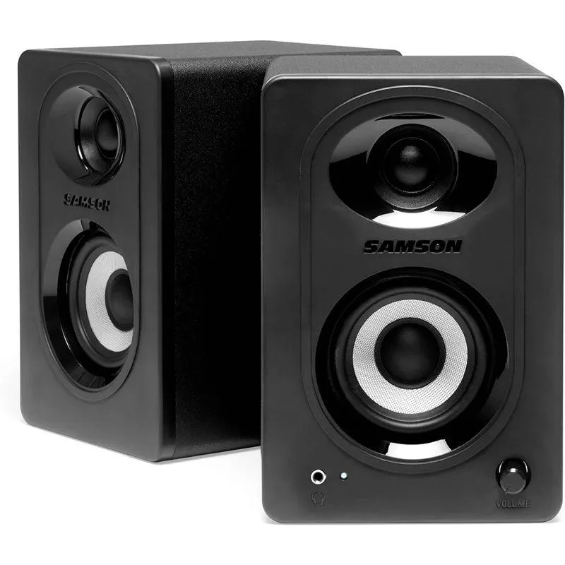 Monitores de estudio Bluetooth Samson MediaOne M30BT - de 3 pulgadas