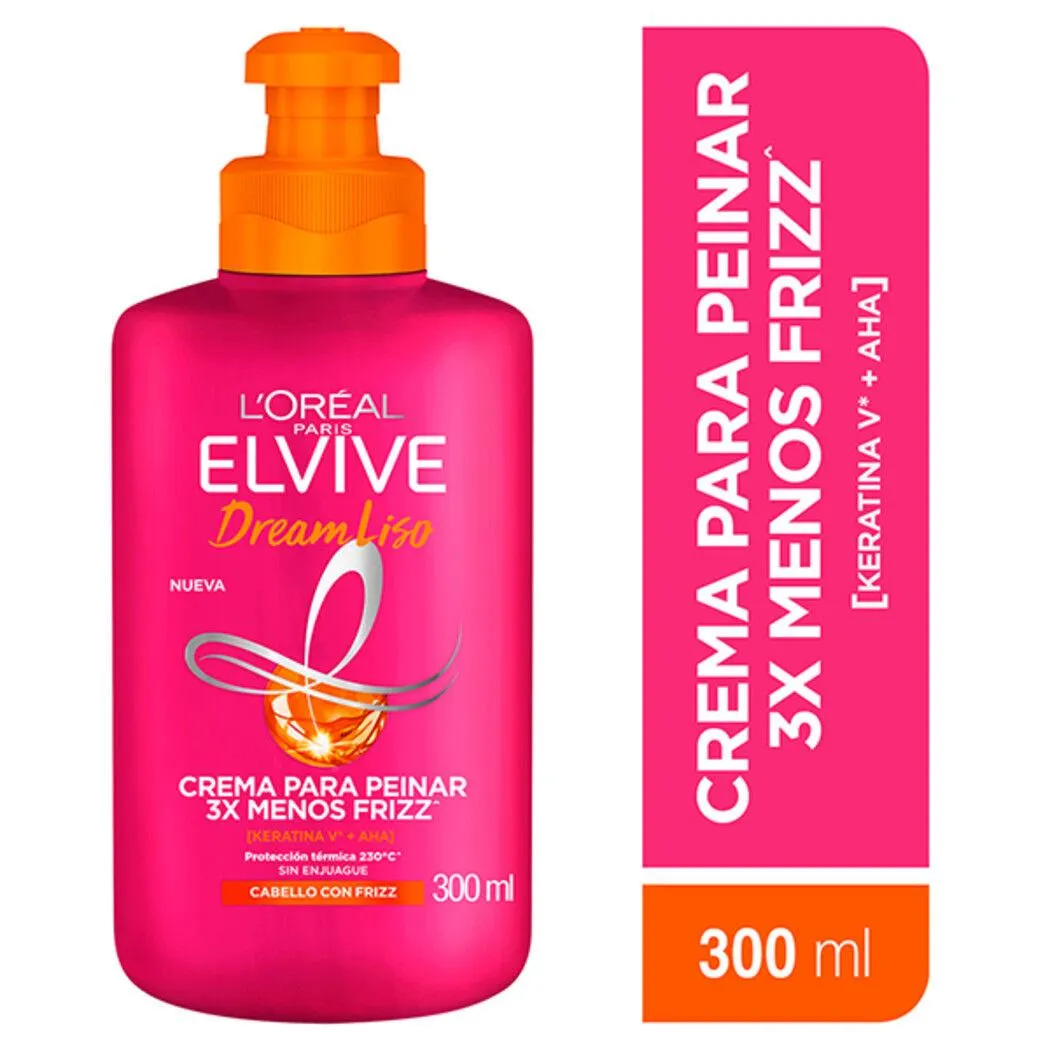 Elvive Crema Para Peinar Dream Liso 300ml