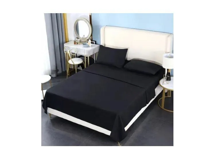 SABANA HILO 2 PLAZAS EN COLOR NEGRO
