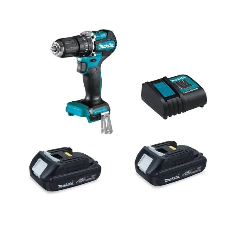 Taladro Percusión 1/2" 18V Xlt 0-500/1.700Rpm 2 Ba Dhp487Syx2 Makita