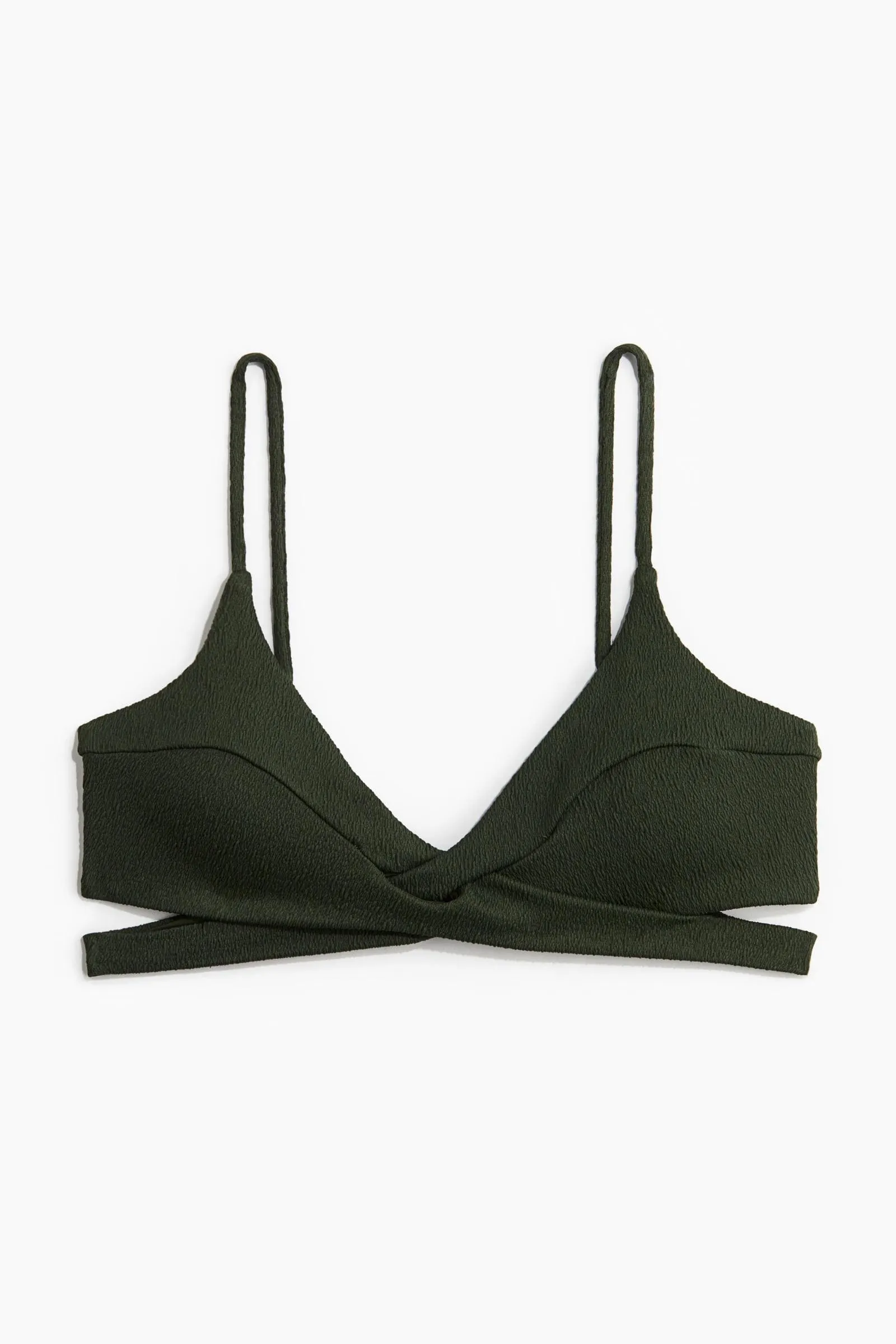 Top de bikini triangular con relleno