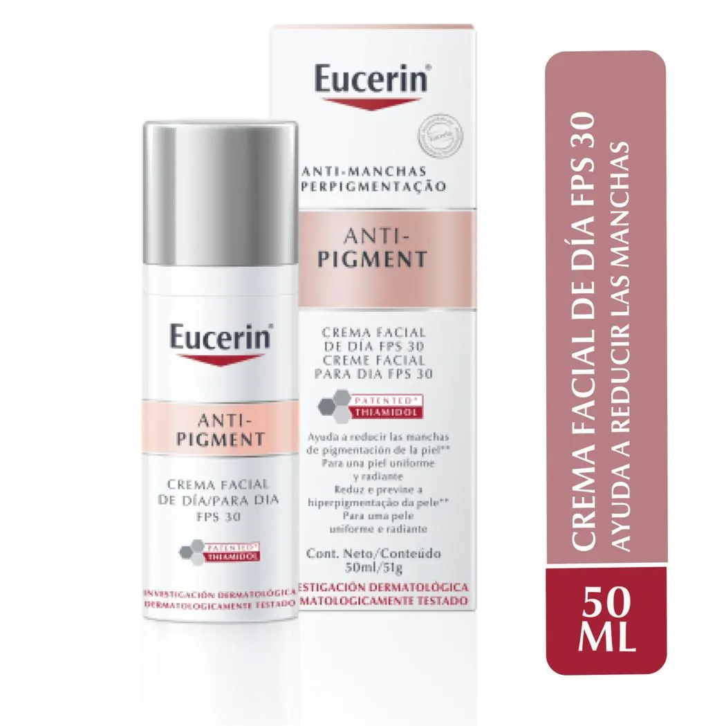 Eucerin Crema Facial Anti-Pigmento Día con Thiamidol FPS30 50ml