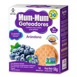 Galleta Baby Mum Mum Crawler Arándano 58 g