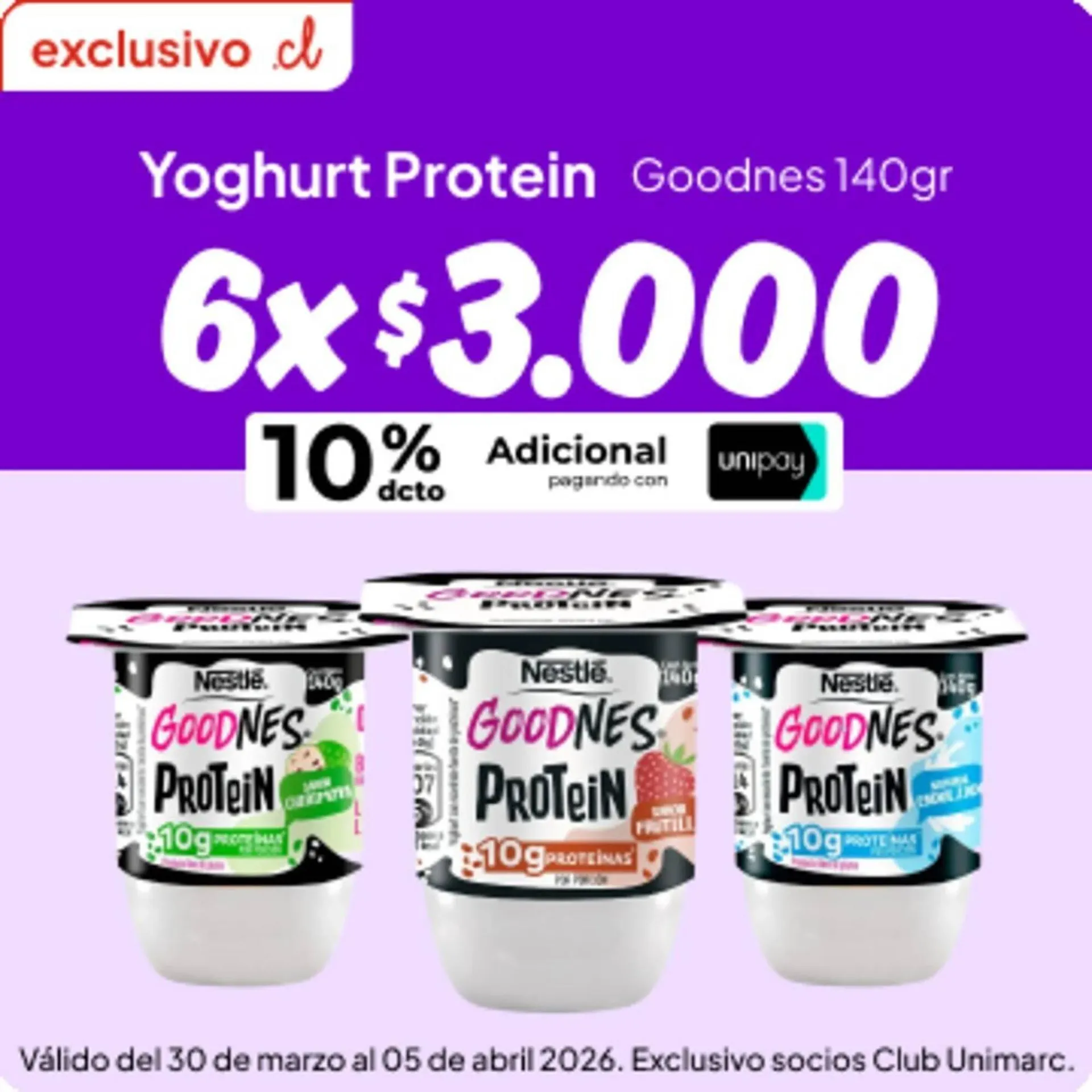 Catálogo de Catálogo Unimarc 30 de marzo al 5 de abril 2026 - Página 1