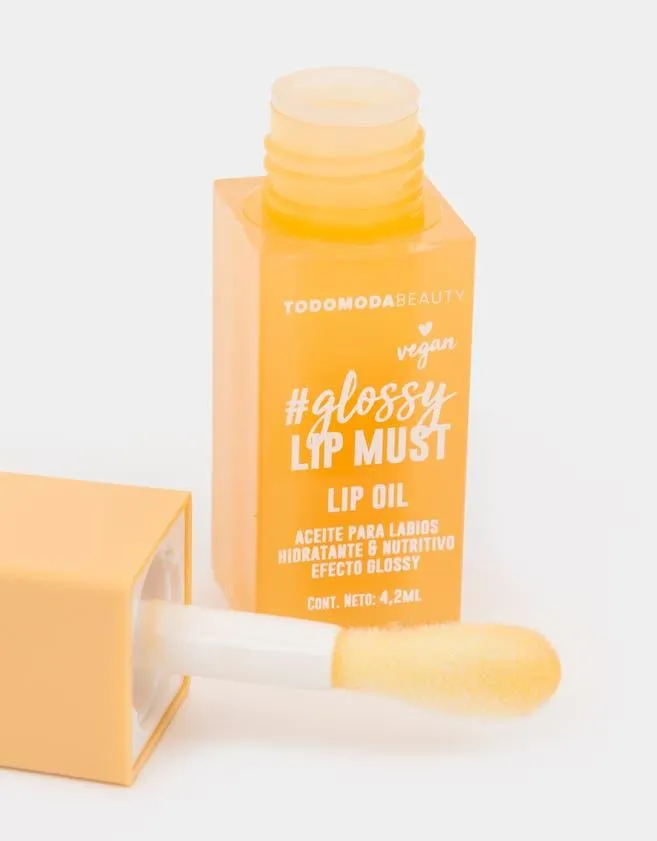 Lip oil hidratante y nutritivo efecto glossy - treasure