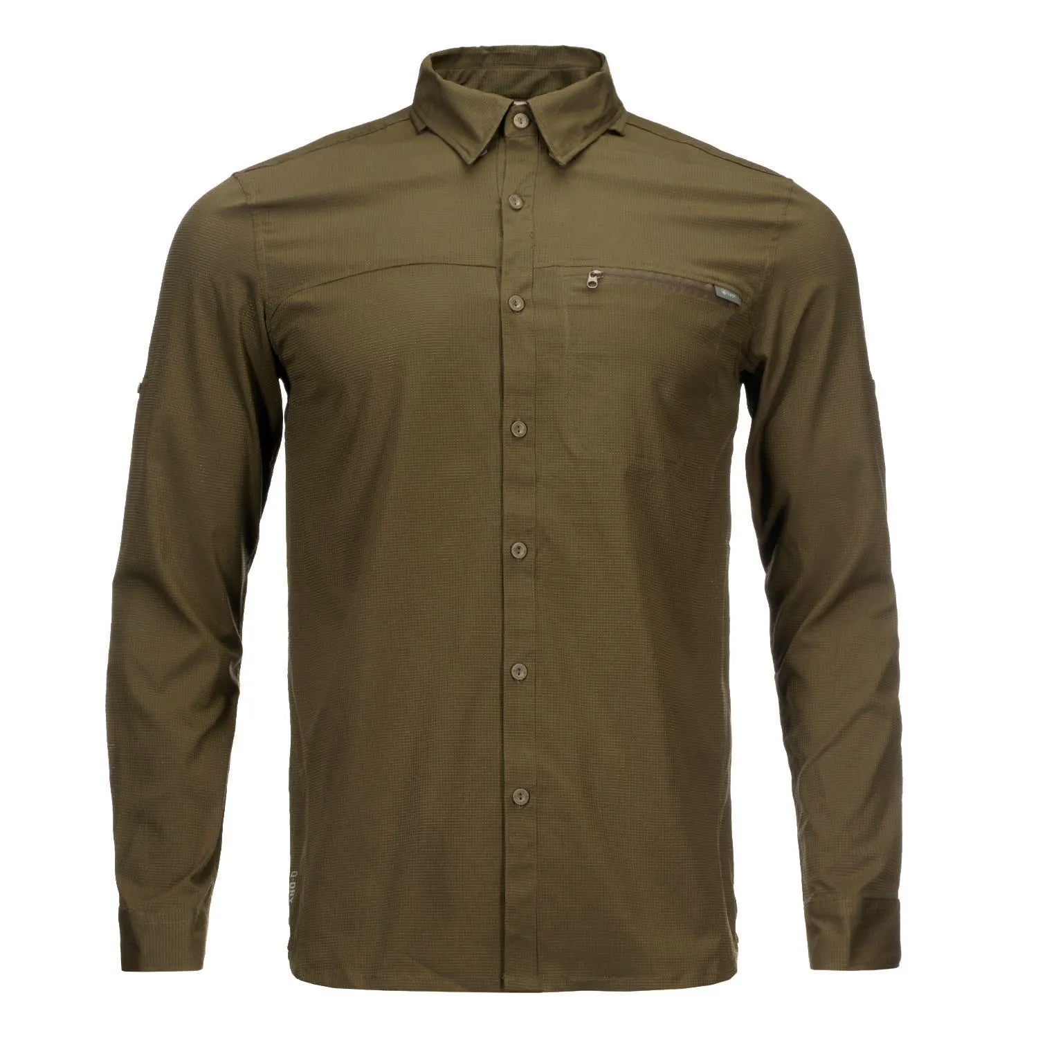 Camisa Hombre Rosselot Long Sleeve Q-Dry Shirt Oliva Oscuro Lippi