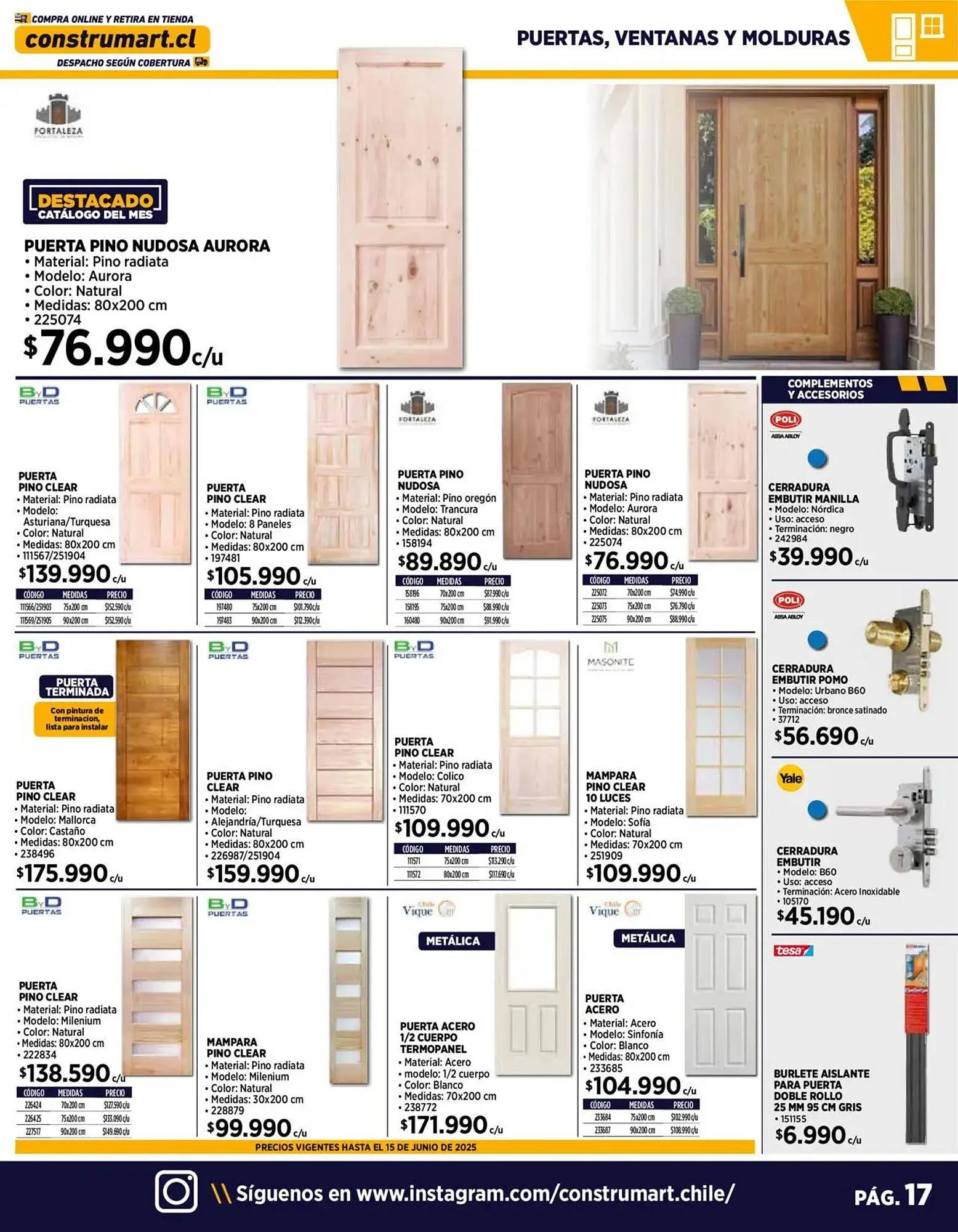 Catálogo de Catálogo Construmart 10 de junio al 3 de julio 2025 - Página 17