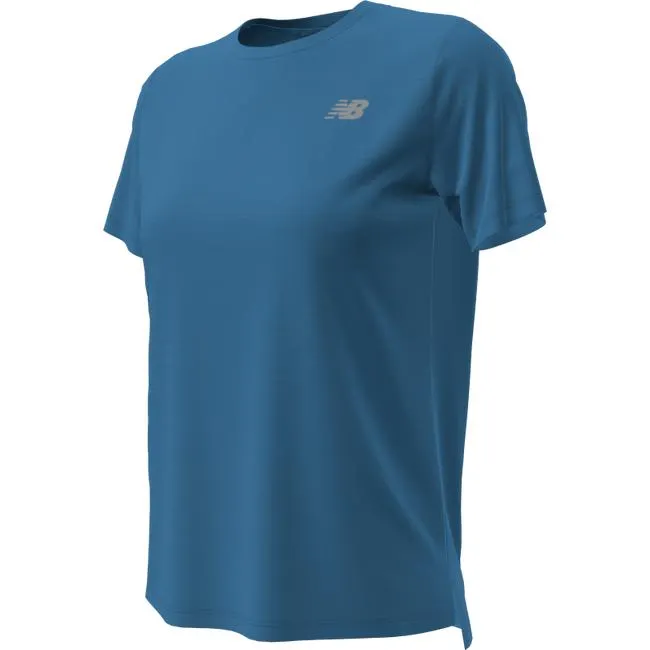Polera Running Mujer New Balance Sport Essentials T-Shirt Azul