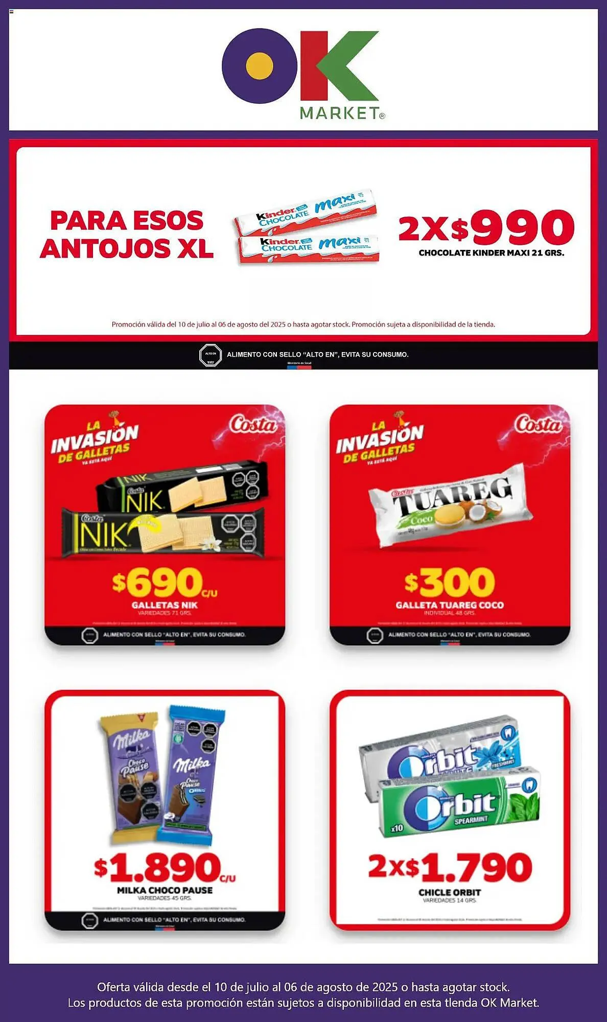 Catálogo de Catálogo OK Market 10 de julio al 6 de agosto 2025 - Página 9