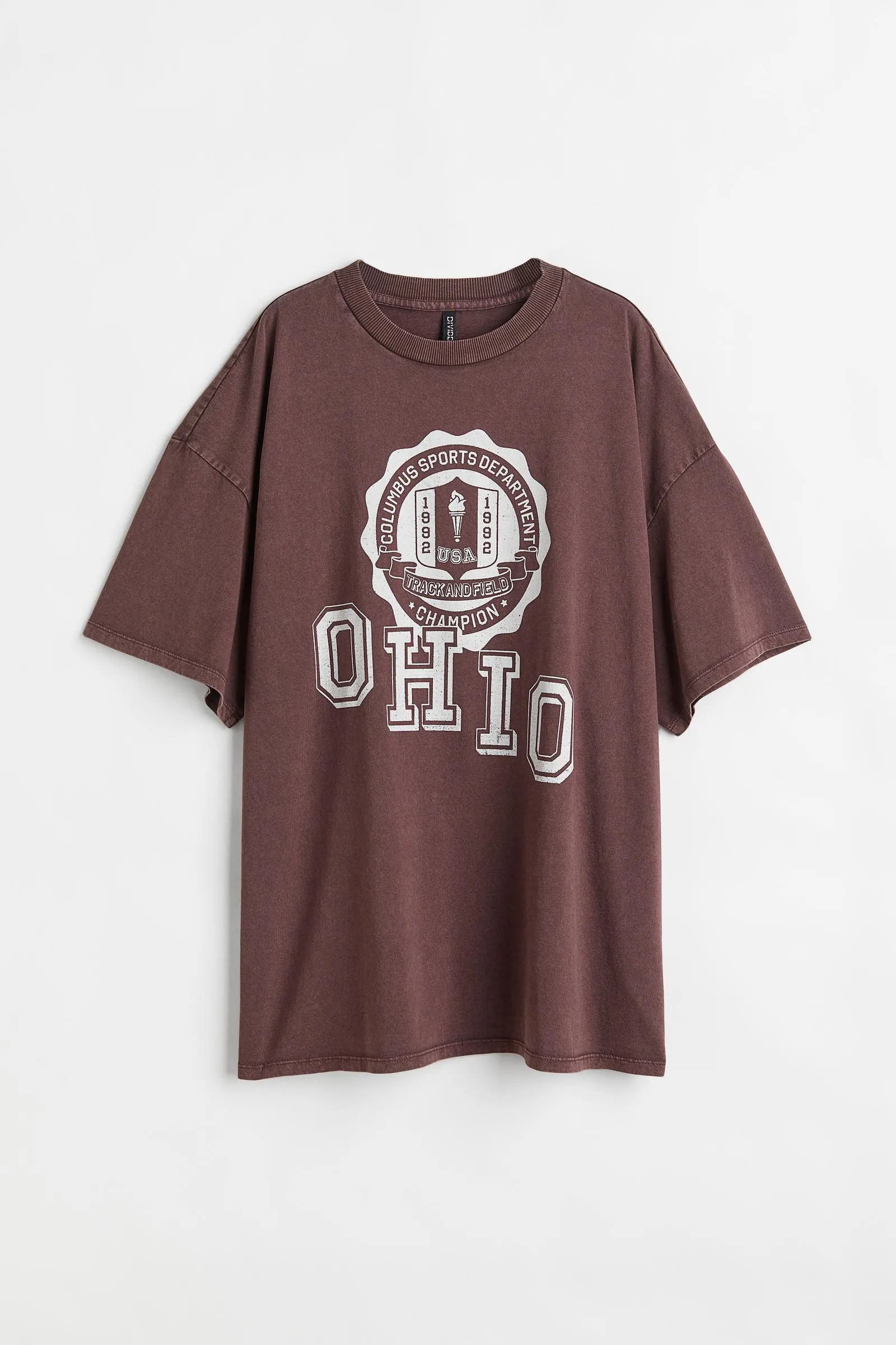 Polera oversize con motivo