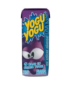 Bebida Láctea Sabor A Mora Bajo En Grasas Sin Azúcar Añadida Yogu Yogu 200 Ml