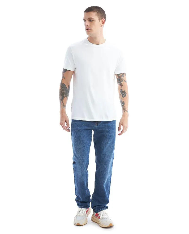Jean Straight fit cinco bolsillos para hombre
