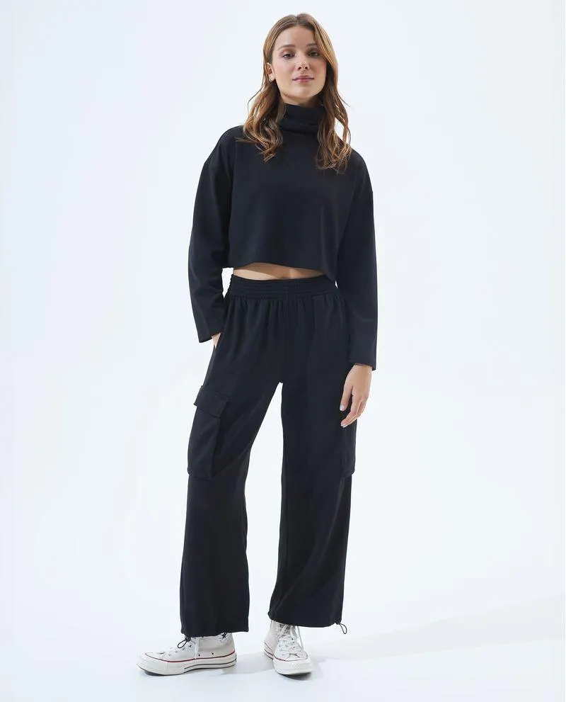 Buzo cuello alto para mujer