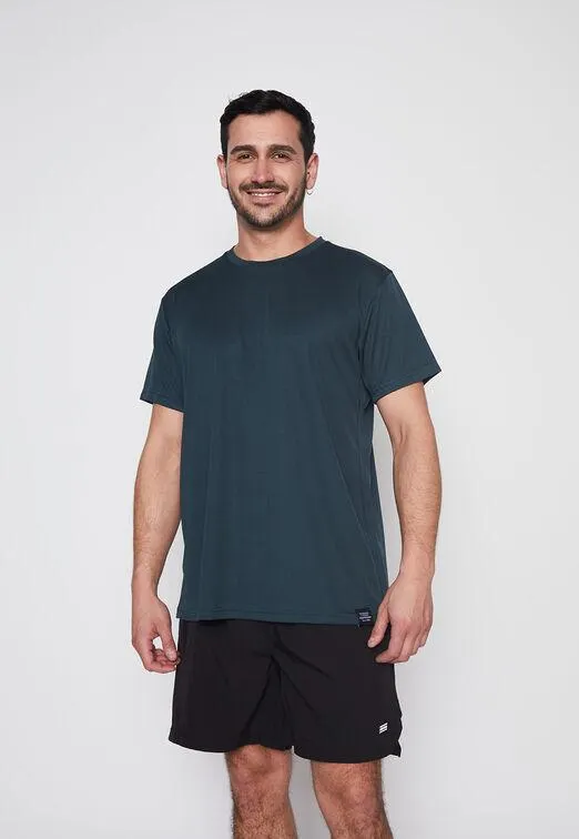 Polera Hombre Verde Sport Family Shop