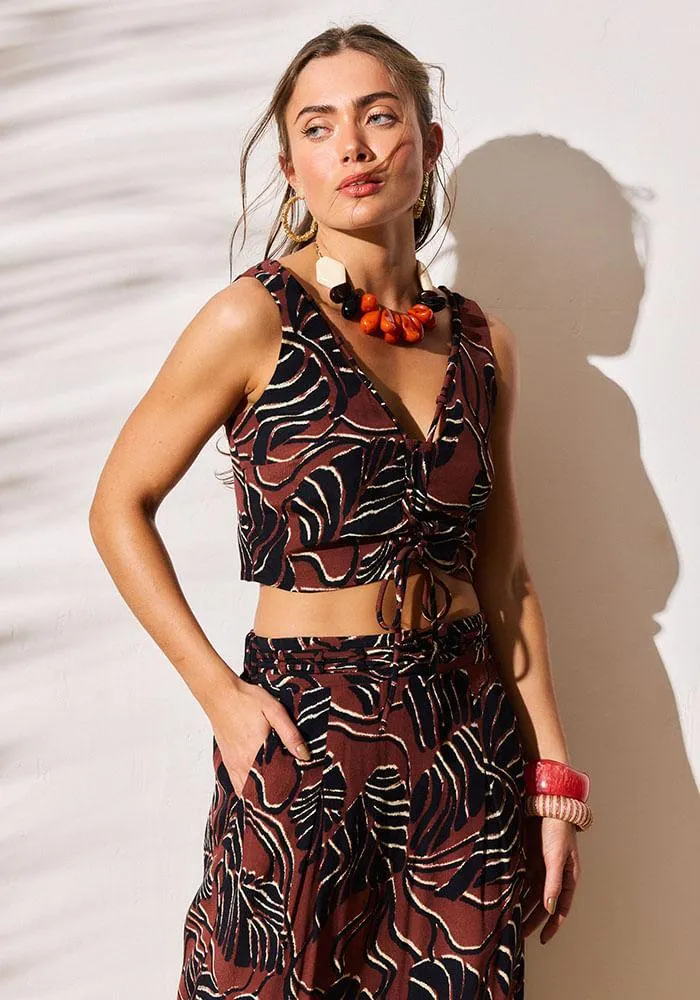 Polera pliegues en delantero